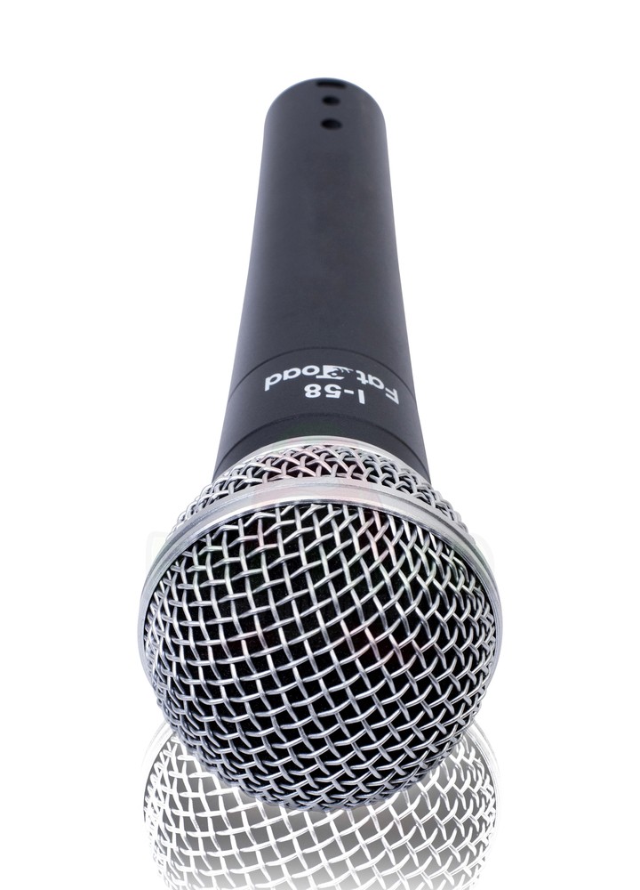 Cardioid Microphones with Clips (4 Pack) by FAT TOAD | Vocal Handheld, Wired