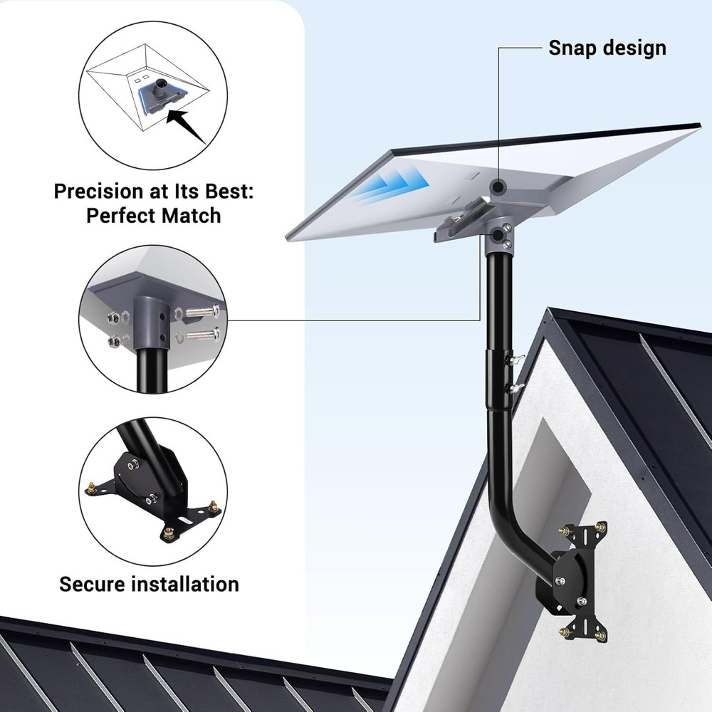 Complete Starlink Gen 3 Mounting Kit - Easy Installation & Versatile Options