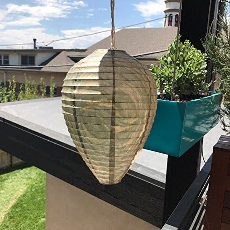 Wasp Nest Decoy - 3 Pack - Eco-Friendly Hanging Repellent