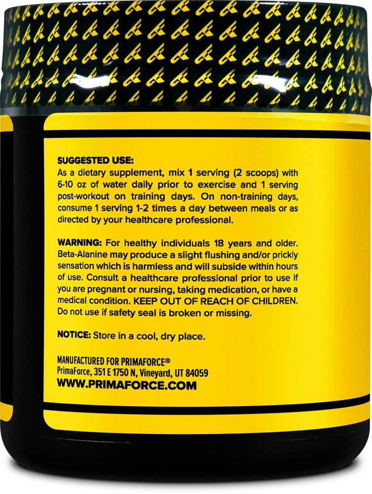 PrimaForce Beta Alanine Powder, Unflavored, 200 Grams