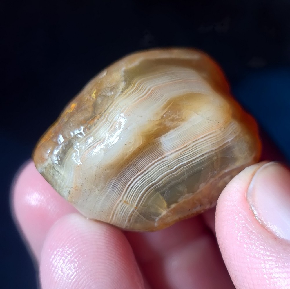 Lake Superior Agate 1.15 Oz Rough Gemstone Minnesota