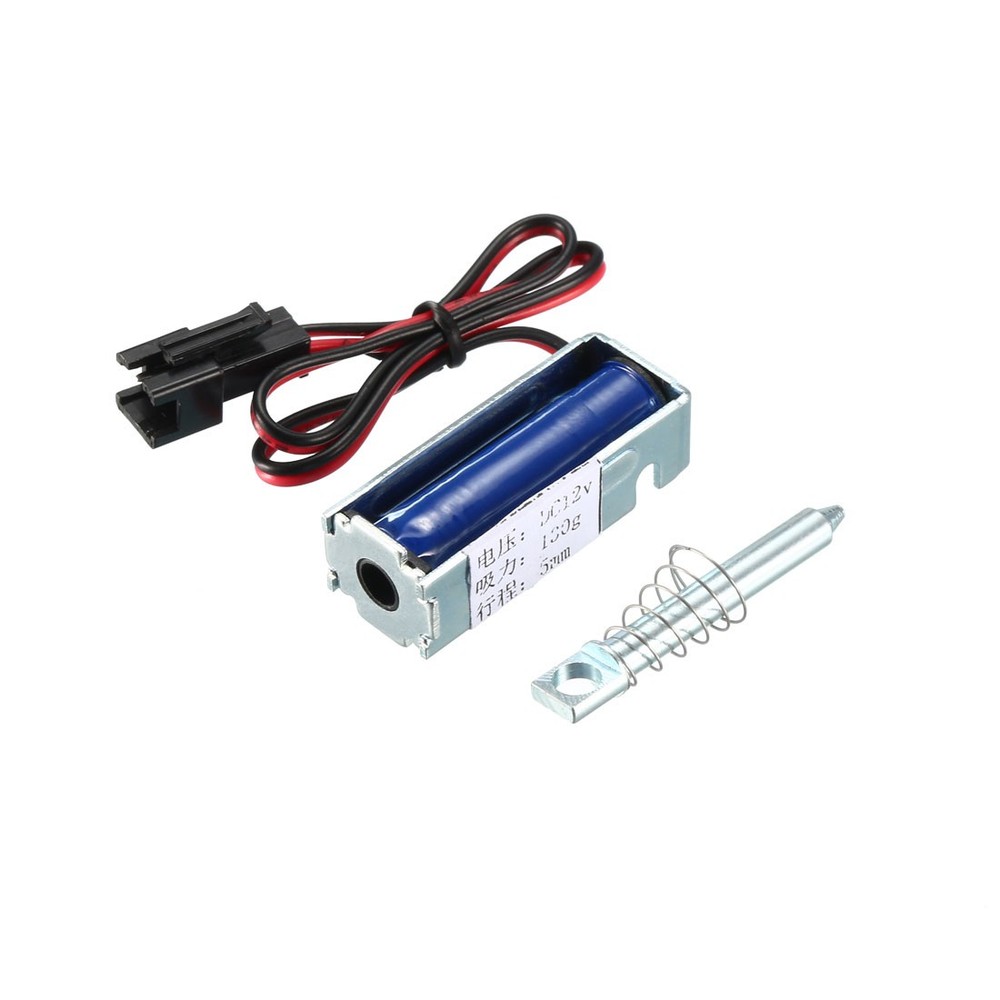DC 12V 2A 5mm Electromagnetic Solenoid Lock Pull Type for Cabinet Door Lock