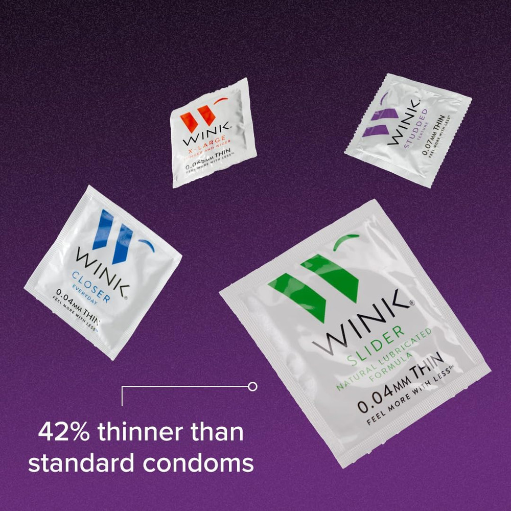 Slider Condoms, 24 Count