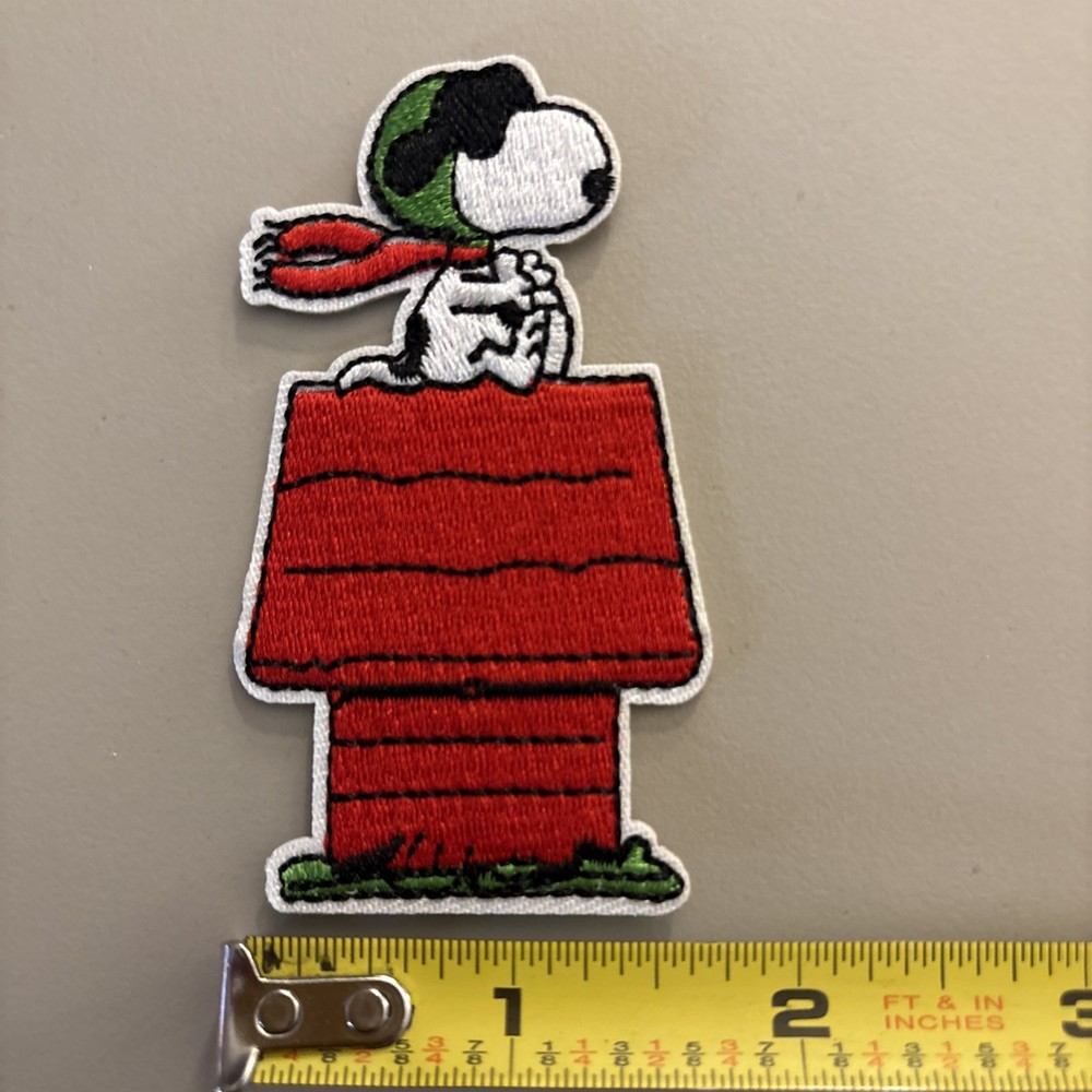 Flying Snoopy - Embroidered Iron on patch
