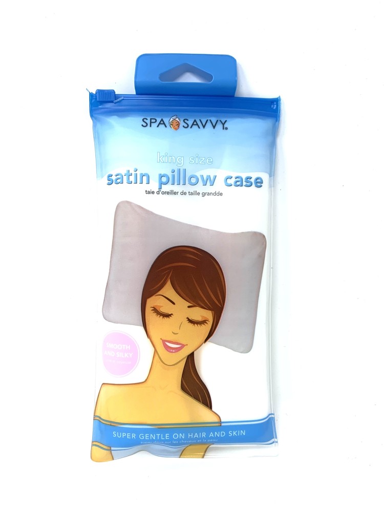 Spa Savvy King Size Satin Pillow Case