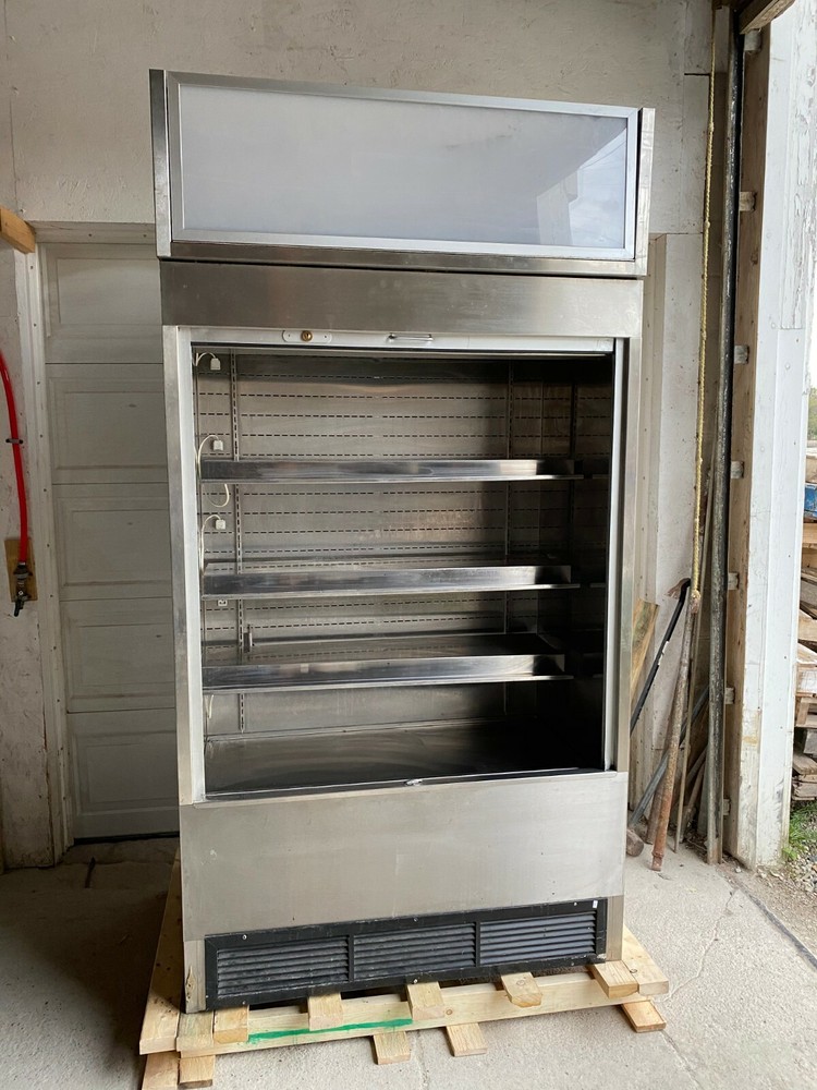 RPI Refrigerated Lighted Security Display Case 48 Inch Cabinet 110/220 Tested