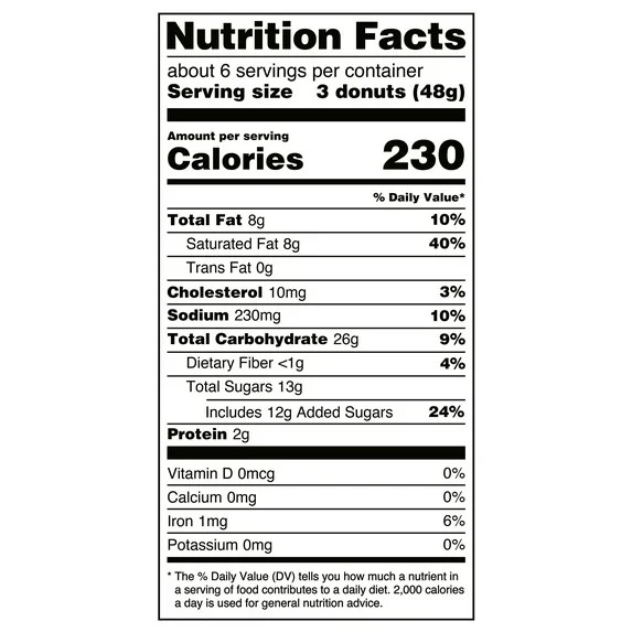 Great Value Frosted Mini Donuts, 10 Oz