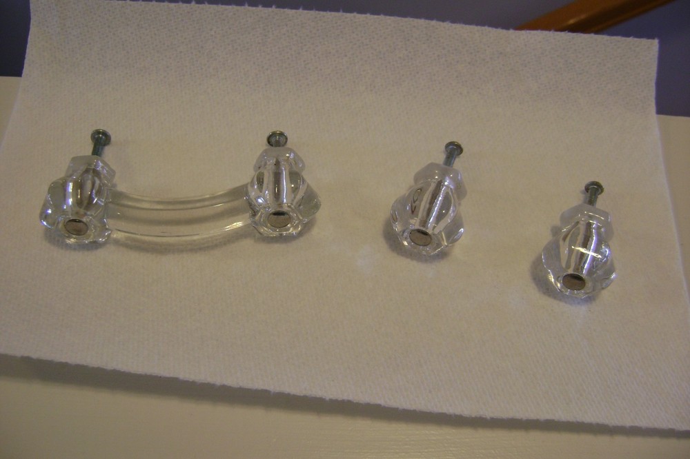 DOOR KNOB AND DRAWER PULL VINTAGE 2 KNOBS 1 PULL