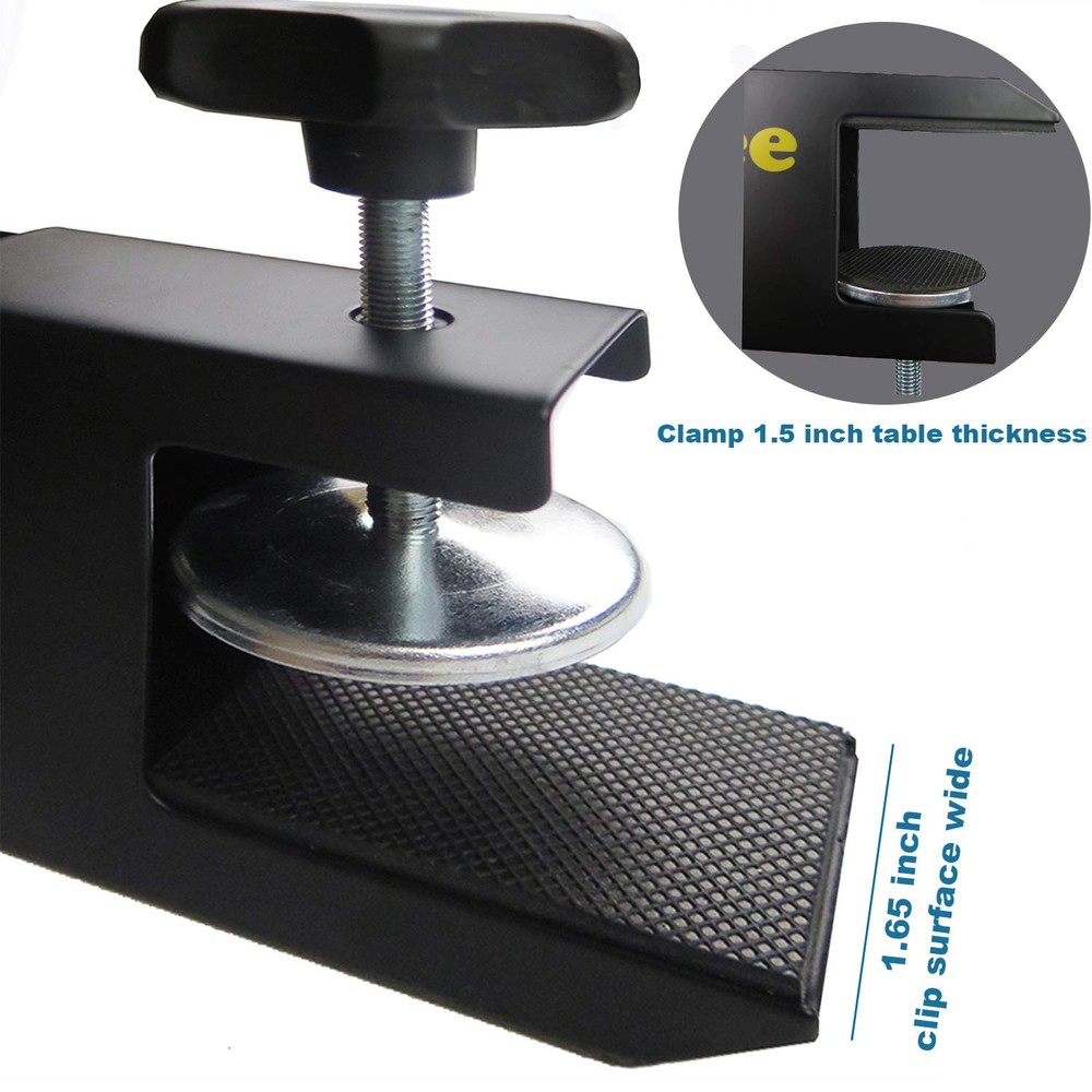 ComeSee Professional Table Tennis Ping Pong Net Post Set Standard, Black