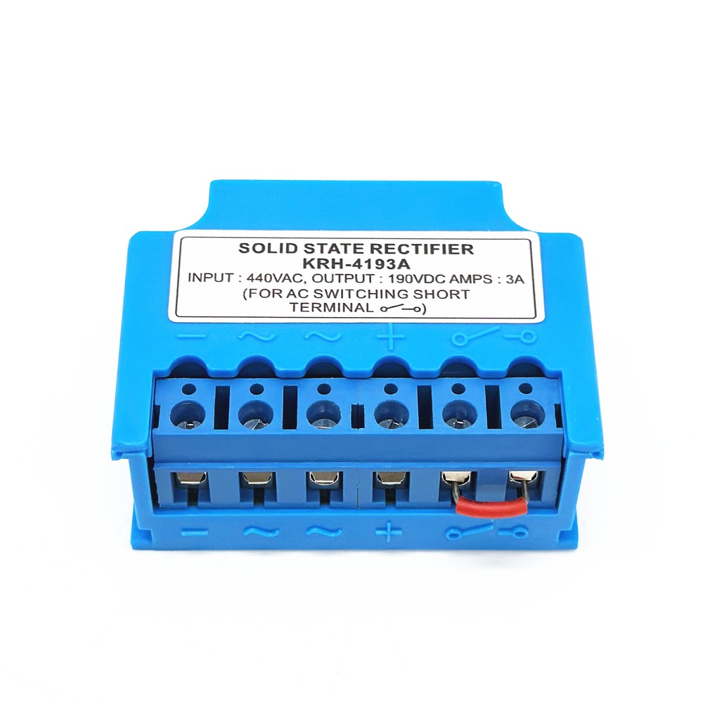 KRH-4193A 440VAC 190VDC 3A SOLID STATE RECTIFIER