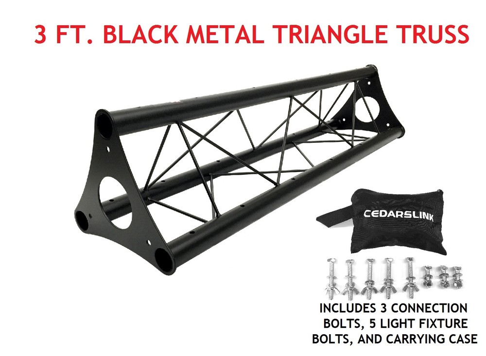 3' Wide Triangular Trussing Mobile DJ Lighting Bolt Truss System Triangles