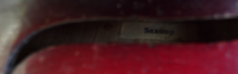 OLD VINTAGE VIOLIN W CASE SAXONY