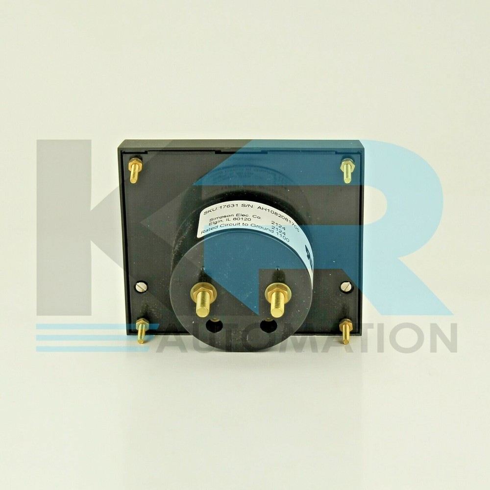 NEW Simpson Electric 17631 Panel Meter 0-750 DC Volts