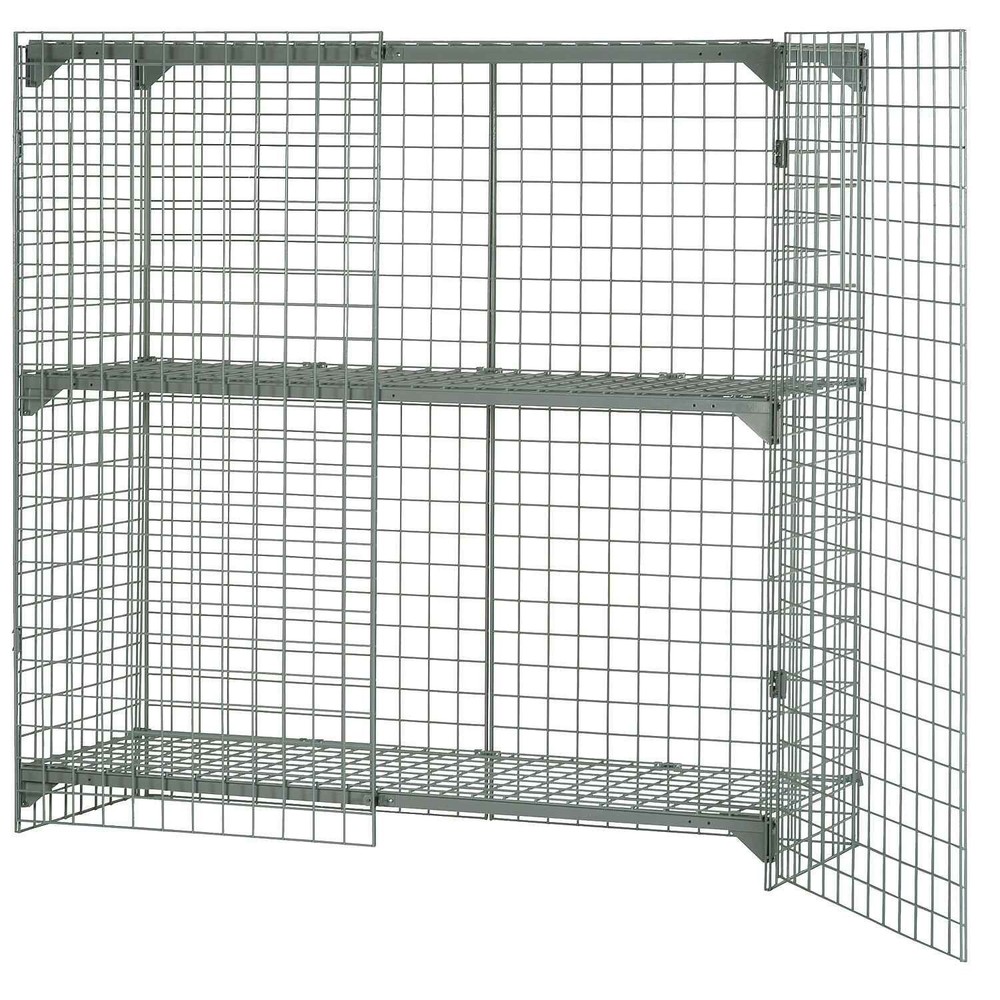 Global Industrial Wire Mesh Security Cage 48 x 36 x 60