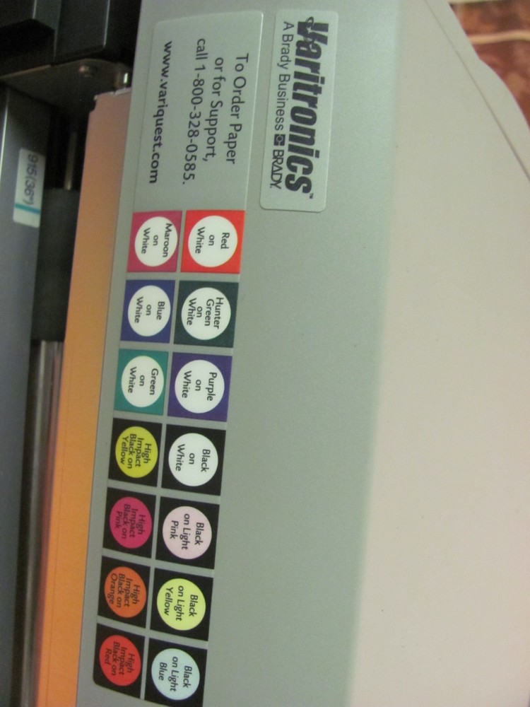 VARITRONICS VARI QUEST POSTER MAKER 3600