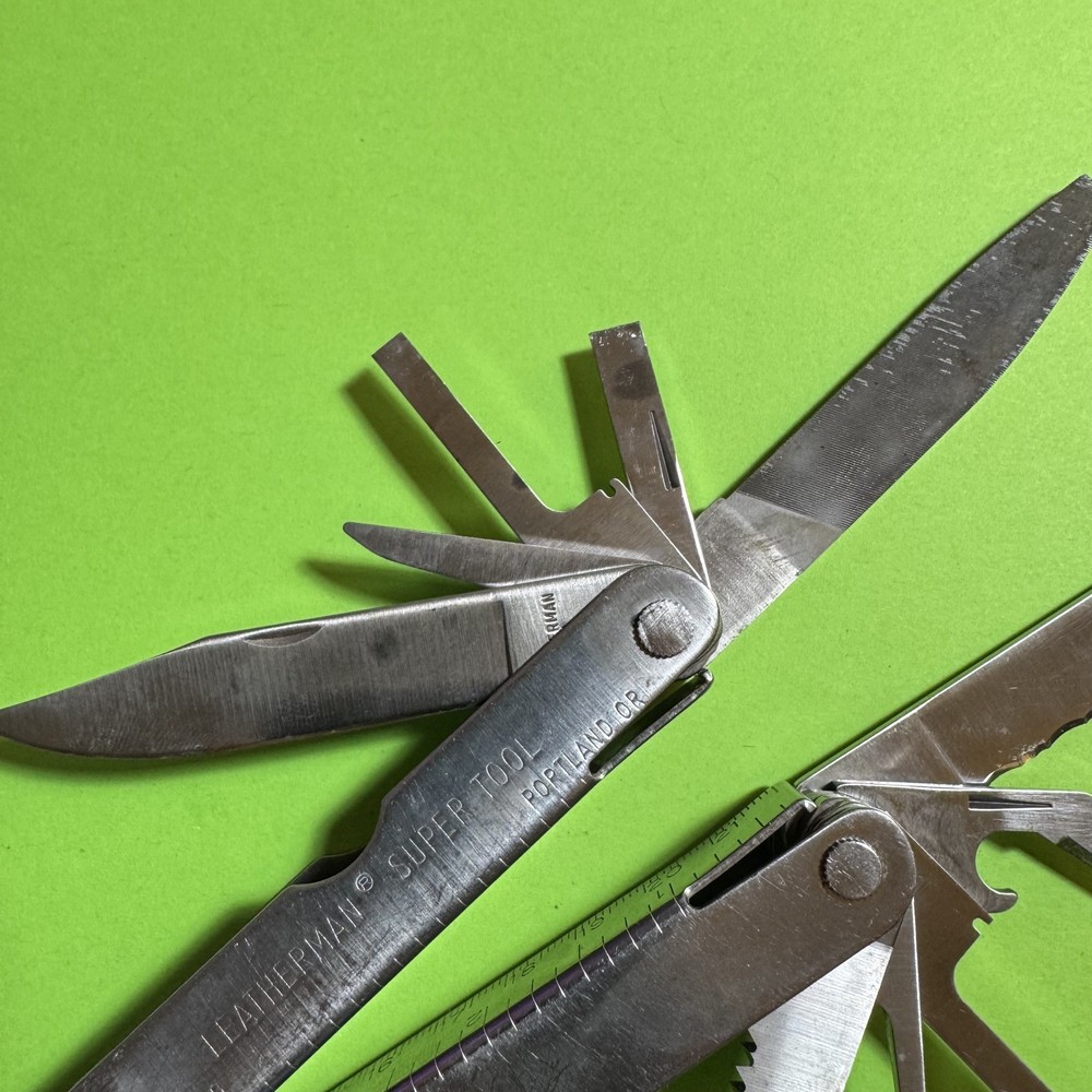 Leatherman Super Tool Plier Multi Tool Pocket Knife Stainless EDC #852