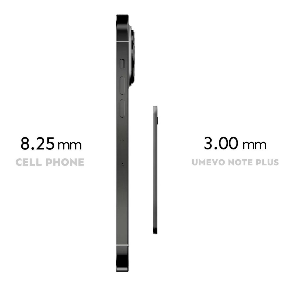 UMEVO Note Plus Al-Powered Voice Recorder with App Control, 40 Hours Black