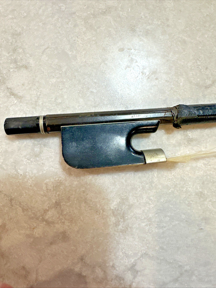 Vintage Heddon Steel Violin Bow Full Size