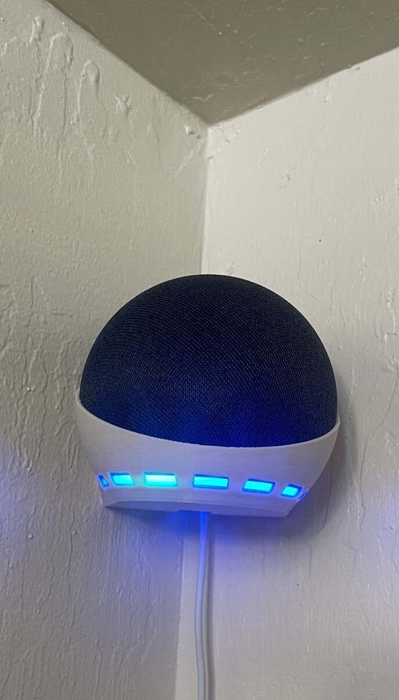 2-Pack Echo Dot 4/5 Wall & Corner Mount Bracket Holder Accessory TAN!!