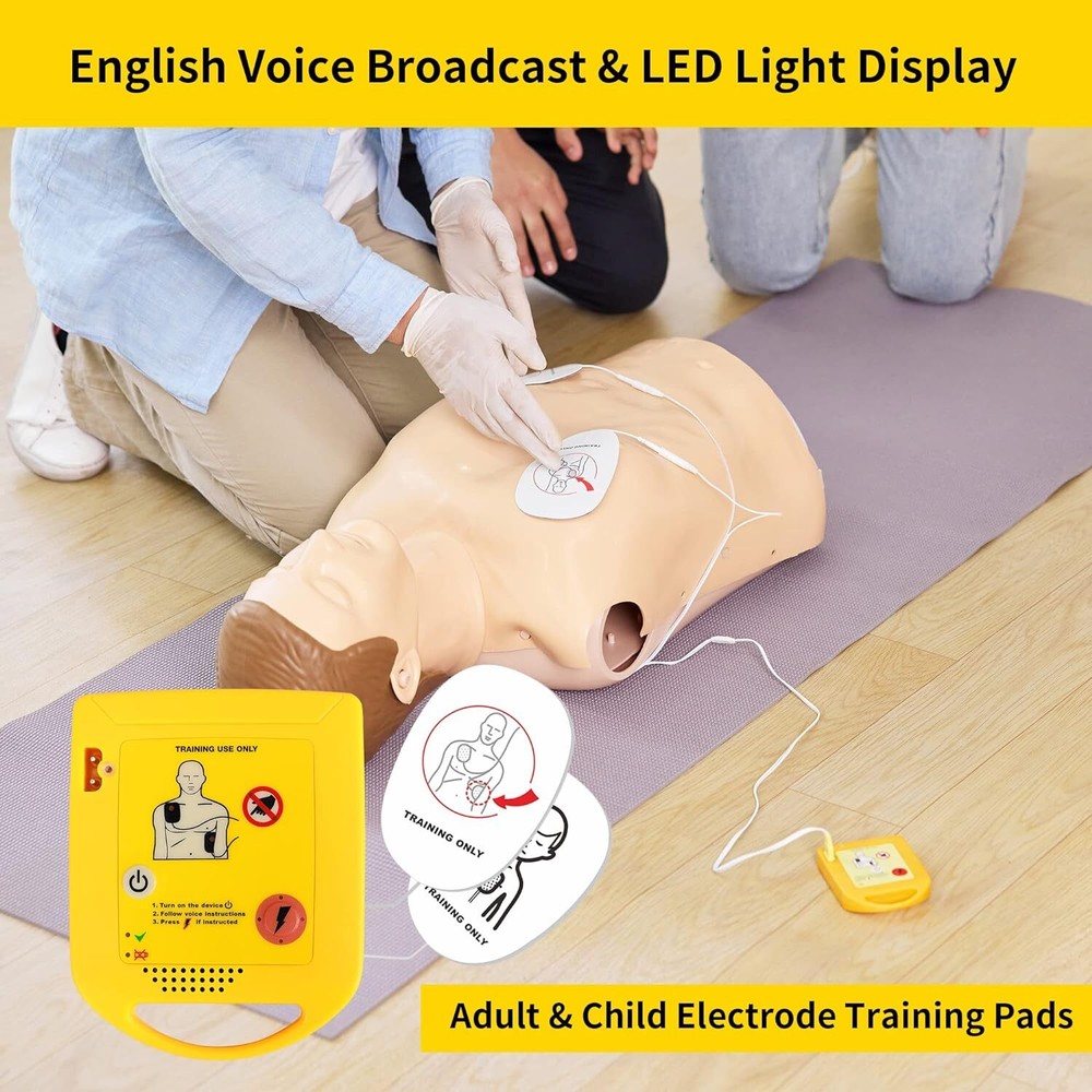 4X Mini AED Trainer XFT-D0009 First Aid Training Teaching Machine Student Study