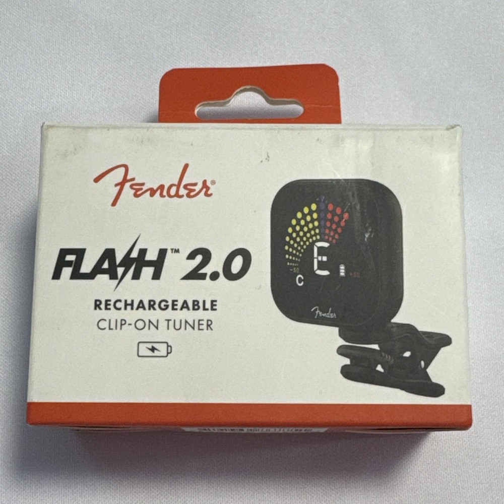 Fender Flash 2.0 Rechargeable, Clip On Guitar Tuner