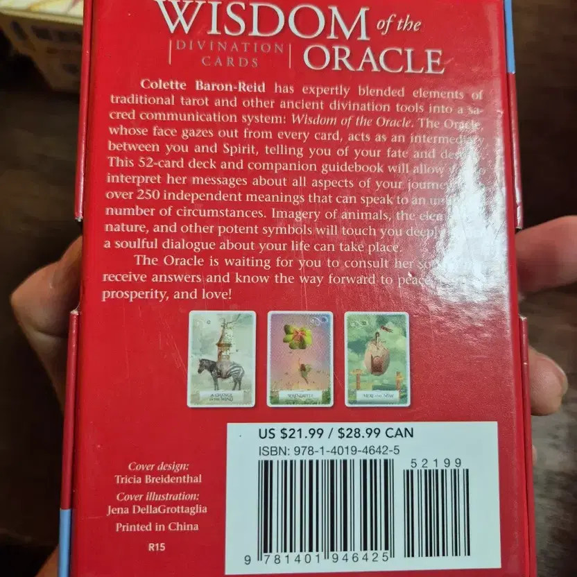 Tarot Cards Set Wisdom Oracle Magic Forest Golden Universal