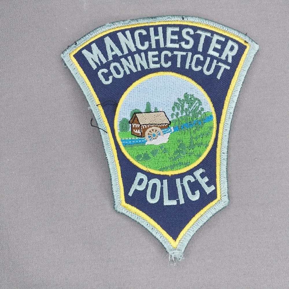 Manchester CT Connecticut Police Shoulder 5" Patch