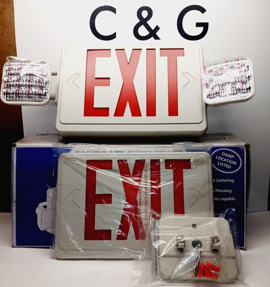 NEW COMBO LED EMERGENCY LIGHTING FIXTURE