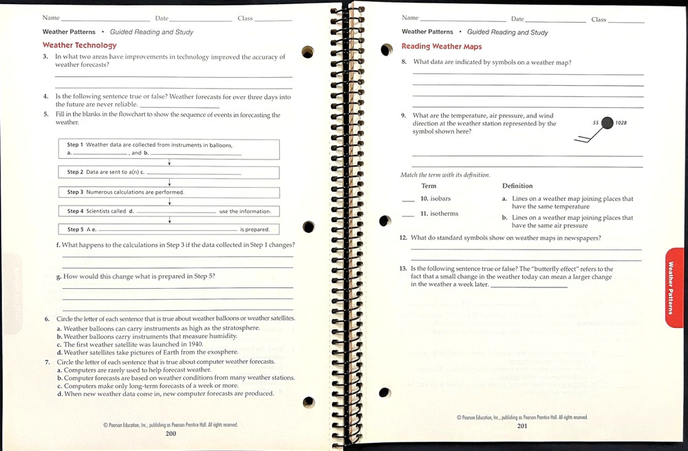 5th - 8th -SCIENCE EXPLORER -WEATHER & CLIMATE - Teaching Resources (All in One)
