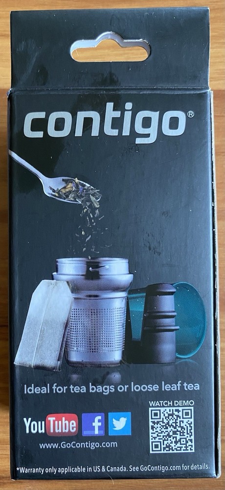 CONTIGO TEA INFUSER With Drip Cup for CONTIGO West Loop Mug. Dishwasher Safe