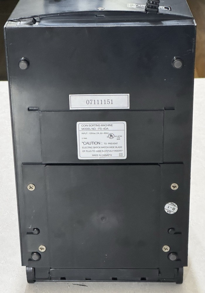 Royal Sovereign Coin Sorter FS-4DA Fast Sort