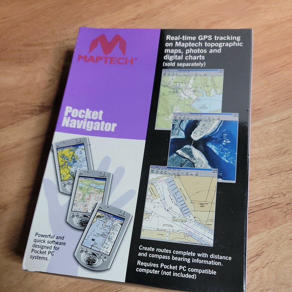 MAPTECH Pocket Navigator Software for use w/ Maptech Maps / Charts