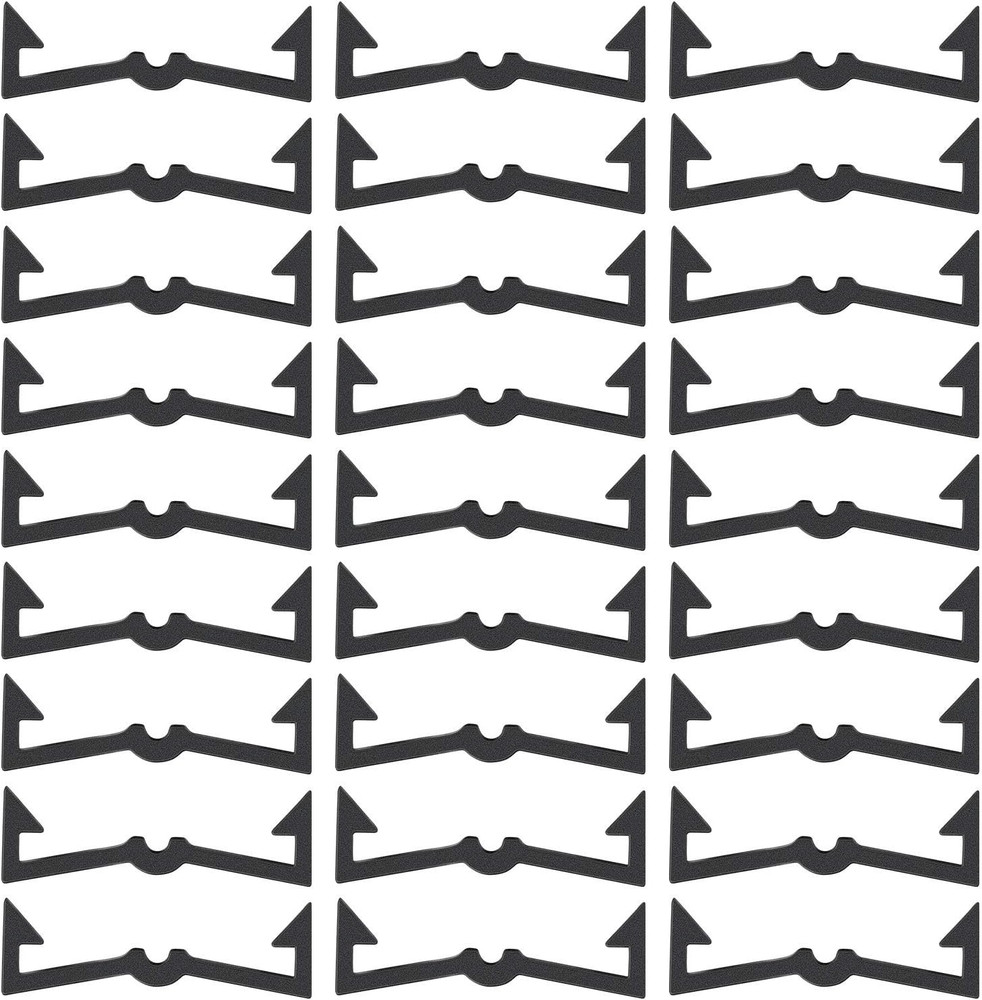 Pegboard Hook Locks Black Plastic Peg Hook Clip Retainers Fixer Board Accessorie