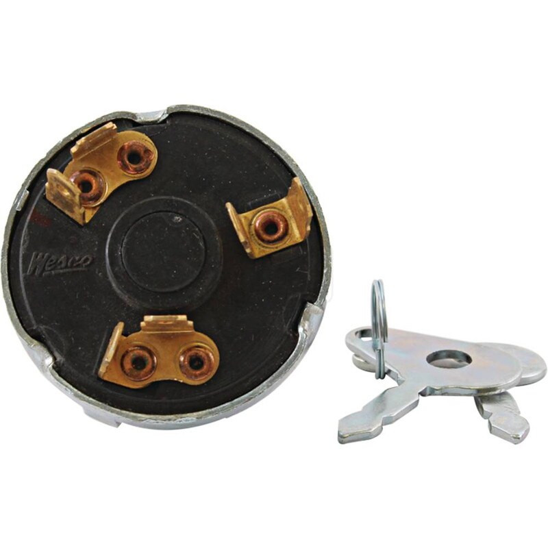 Ignition Switch 3 Position 6 Terminal Momentary Threaded Stem