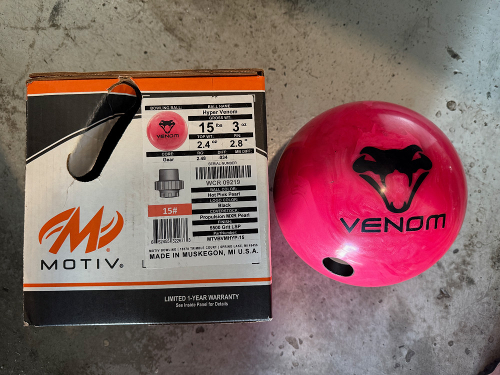 Used Motiv Hyper Venom - 15 Lbs