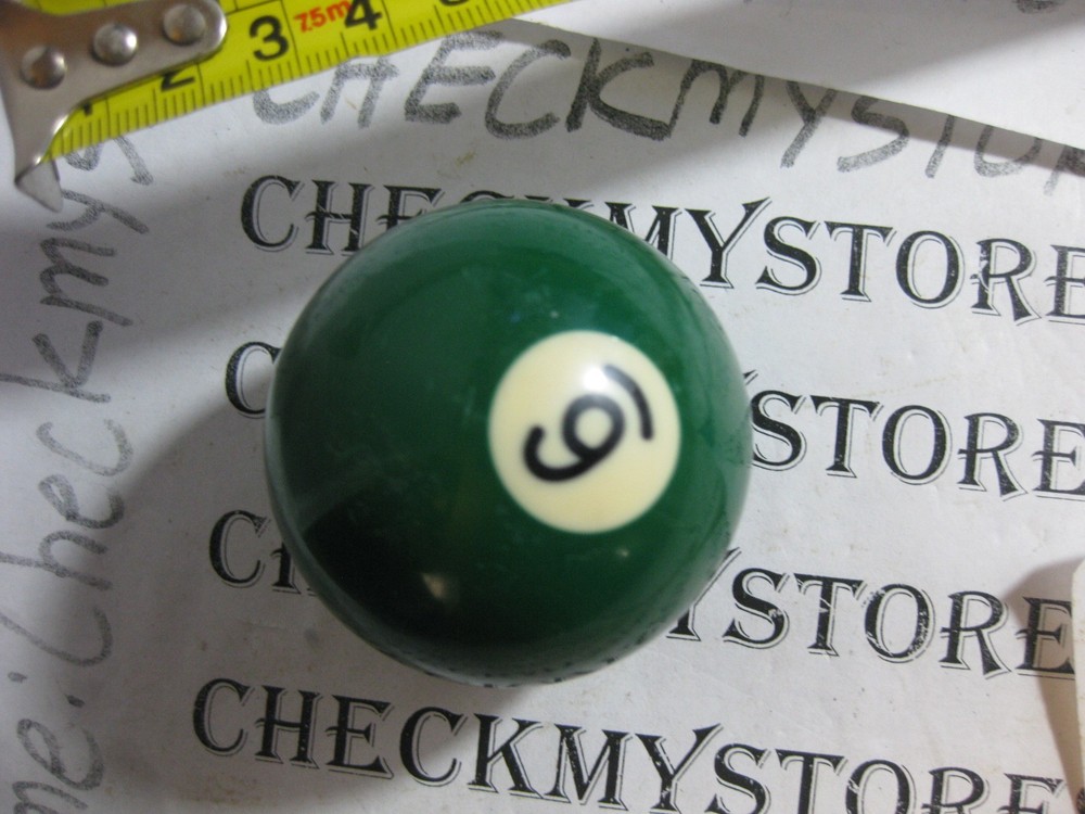 VINTAGE #6 BILLIARD BALL GENTLY USED