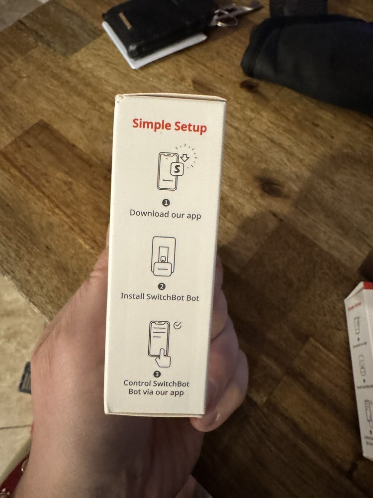 SwitchBot Bot Smart Switch Button Pusher, New in Box White
