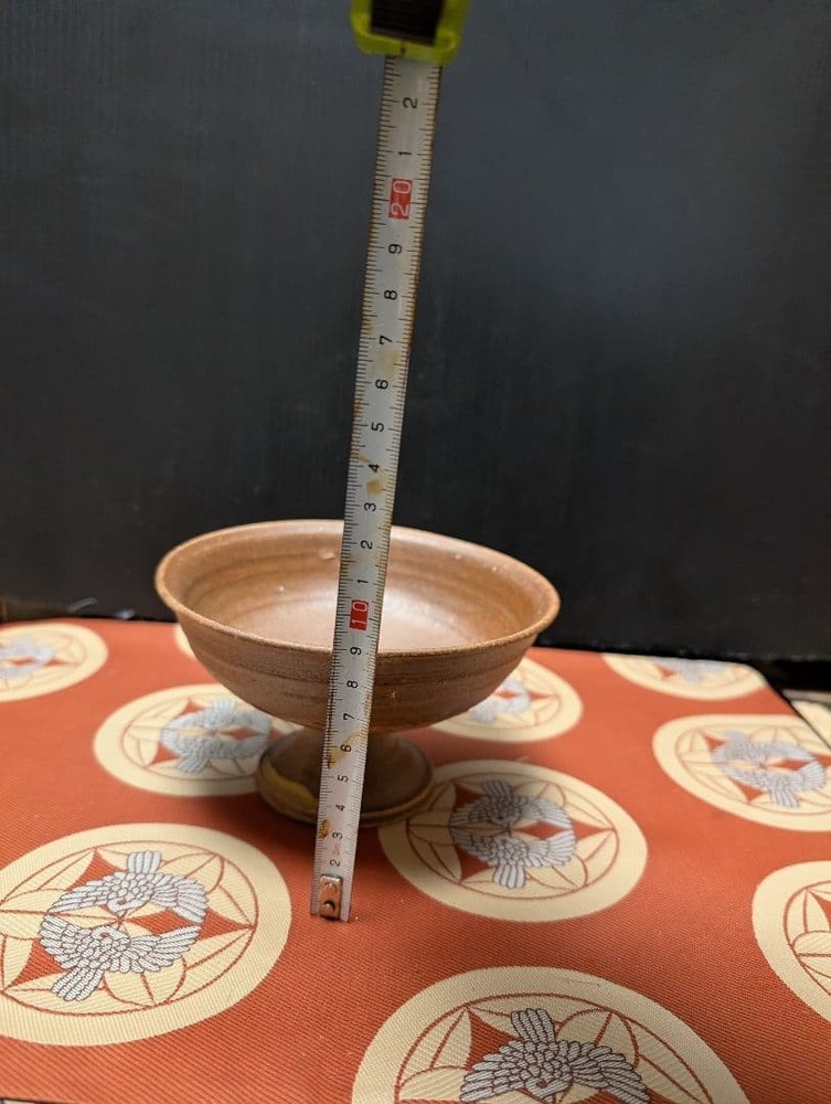 Tea Utensils with elevated stand brown approx 15cm