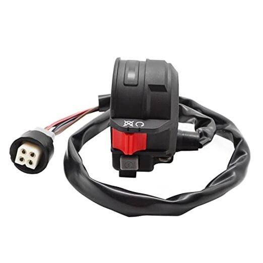 Handlebar Switch Control Start Stop Kill Button for Yamaha Badger 80 YFM80
