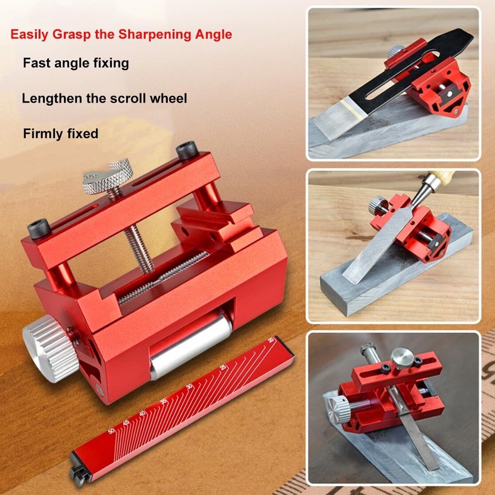 Honing Guide for Chisels and Planes, Adjustable Chisel Sharpening Jig
