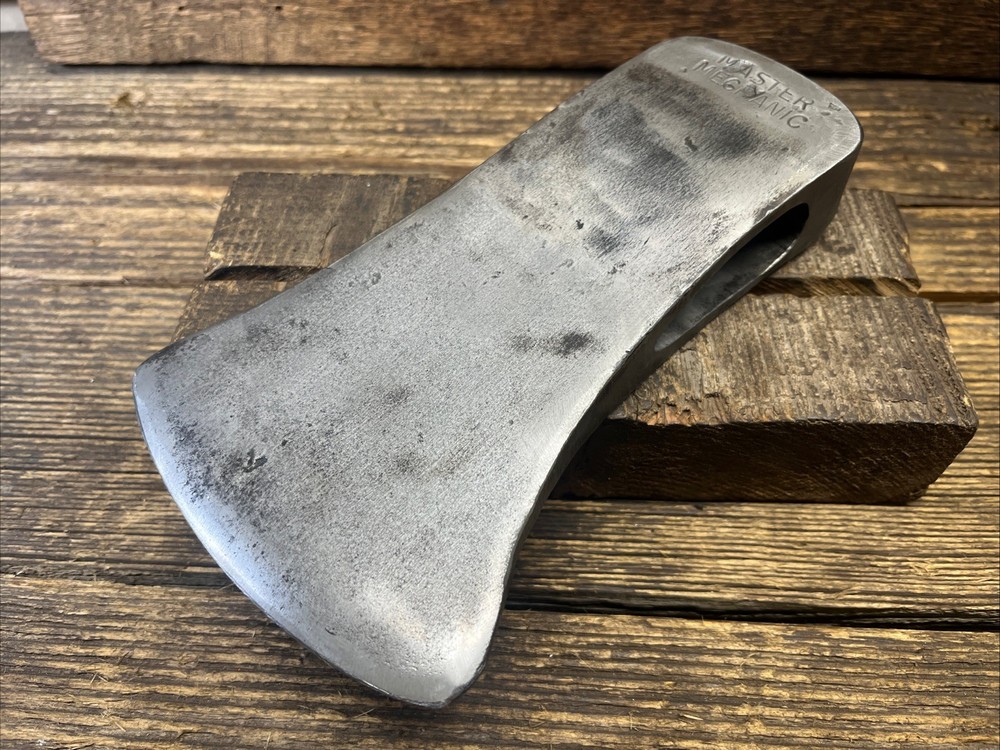 Vintage Master Mechanic 3 1/2 lbs Axe Head - Clean and Sharp