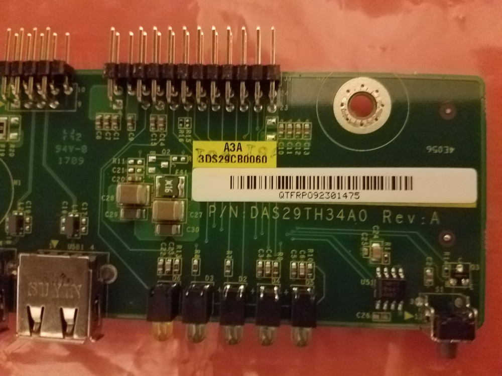 Dell DAS29TH34A0 Rev. A Front I/O Panel Board USB LED Power Button