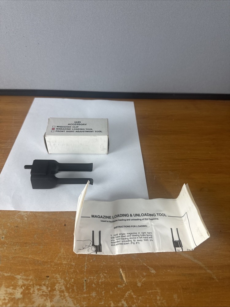 Original Action Arms Magazine Loading Guide Unused In Opened Box