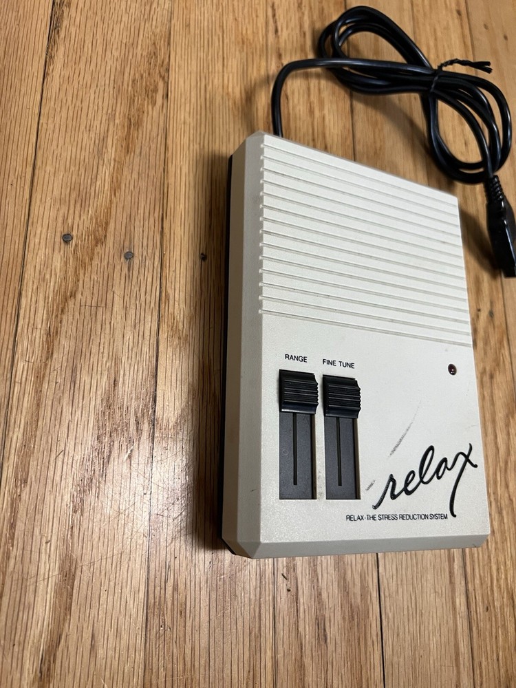 Vtg RELAX STRESS REDUCTION SYSTEM Atari Apple II Commodore Controller Accessory