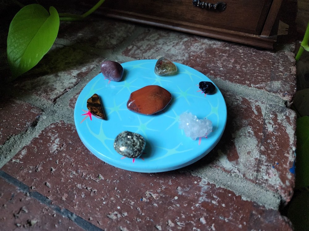 Coaster Pendulum Crystal Board