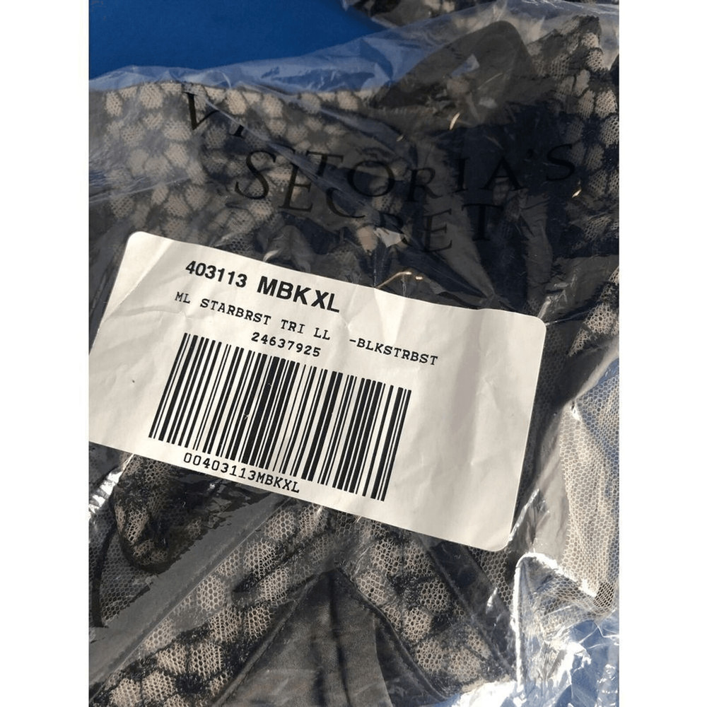 Triangle Mesh Bralette Bra Size XL soft material