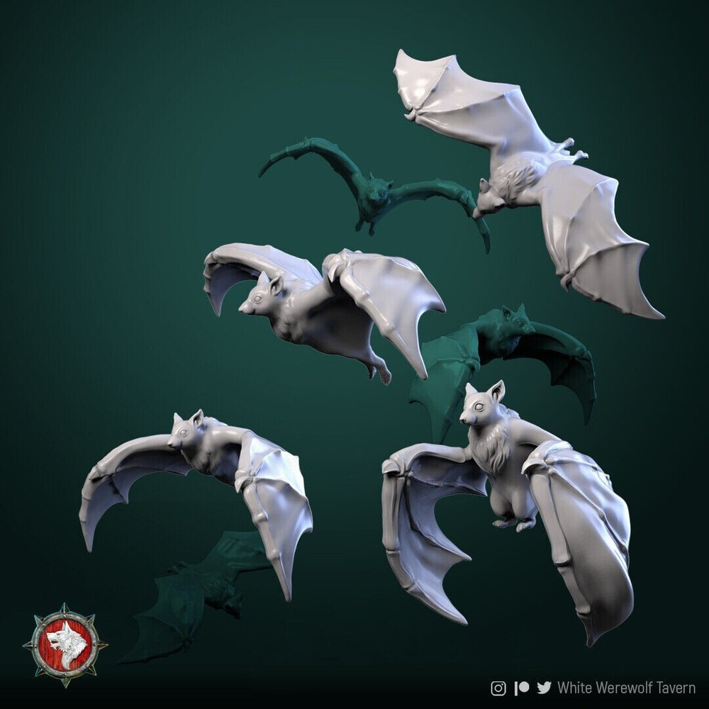 Giant Bats Miniature | D&D DnD