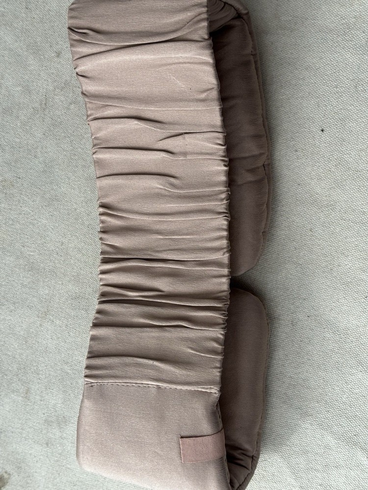 Lunya Tan 100% Silk Eye Mask One Size Washable EUC