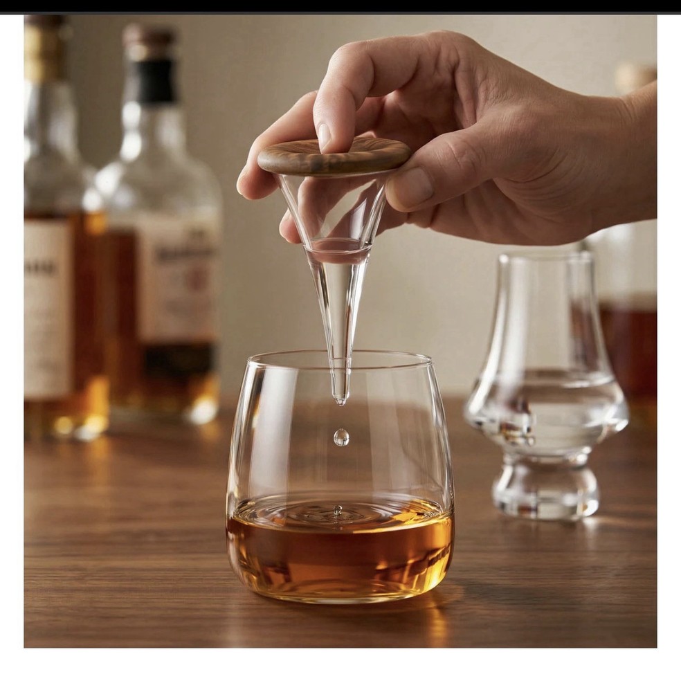 Whiskey Water Dropper And Glass Set