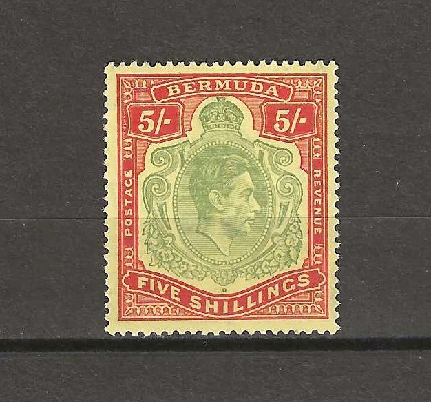 BERMUDA 1938/53 SG 118E CW 13B MINT